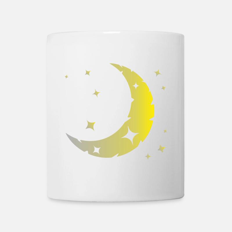 Moon and stars - Mug - white