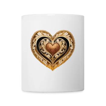 Du bist mein Herz - Tasse - Weiß - Vorne