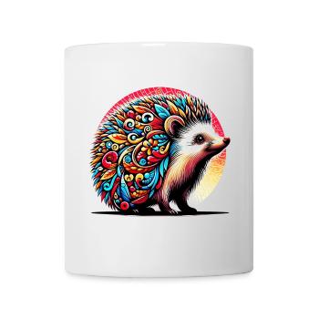 Hérisson - Mug blanc - blanc - Devant