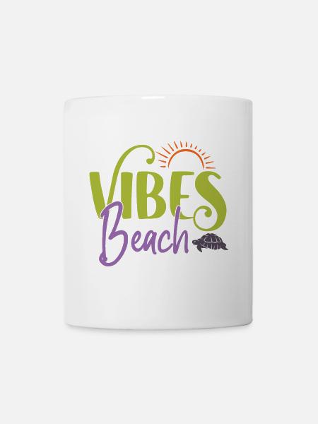 Strand-Vibes - Tasse - Weiß
