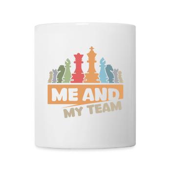 Chess retro cool saying team vintage chess piece - Mug - white - Front