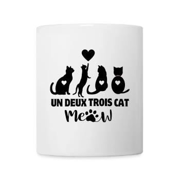 Cat, Cat, Cute Cat, Cat Lover - Mug - white - Front
