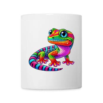 Gecko - Mug blanc - blanc - Devant