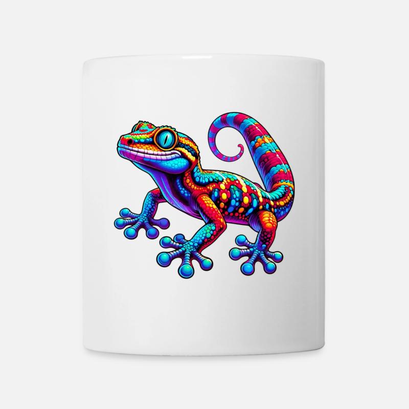 Gecko - Tasse - Weiß