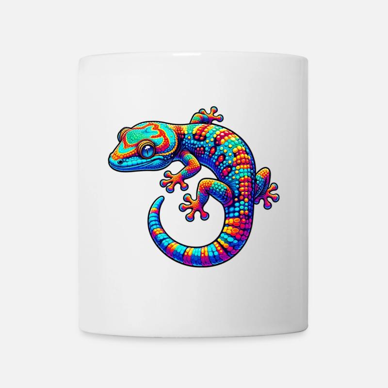 Gecko - Tasse - Weiß