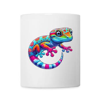 Gecko - Tasse - Weiß - Vorne
