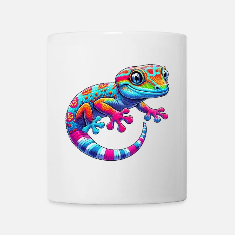 Gecko - Tasse - Weiß