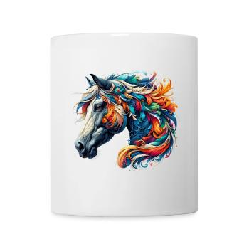Cheval - Mug blanc - blanc - Devant
