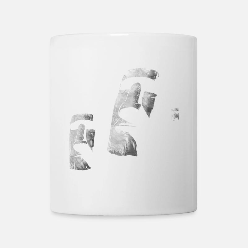 Moai Heads Easter Island Polynesia - Mug - white