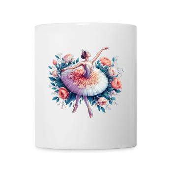 Ballet dancer with tutu - Mug - white - Front