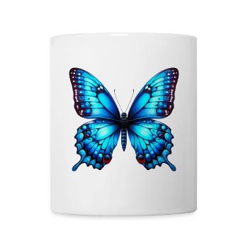 Schmetterling - Tasse - Weiß - Vorne