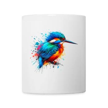 Martin-pêcheur - Mug blanc - blanc - Devant