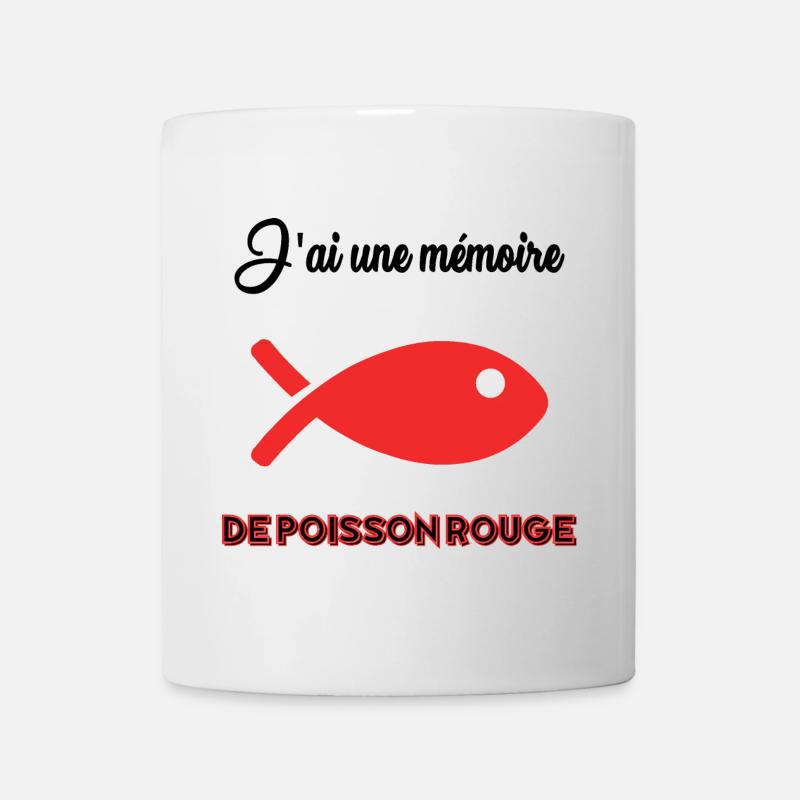POISSON. POISSON D'AVRIL. HUMOUR. MER - Mug blanc - blanc