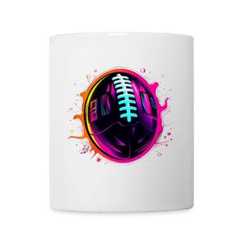 American Football Ball Steamwave - Mug - white - Front