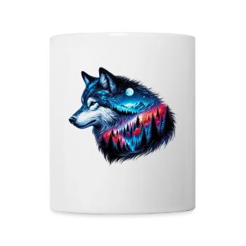Loup - Mug blanc - blanc - Devant