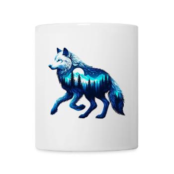 Loup - Mug blanc - blanc - Devant