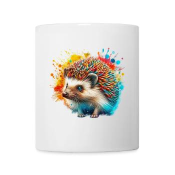 Hérisson - Mug blanc - blanc - Devant