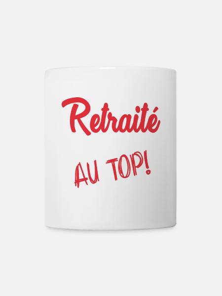 RETRAITE. RETRAITE. RETRAITEE - Mug blanc - blanc