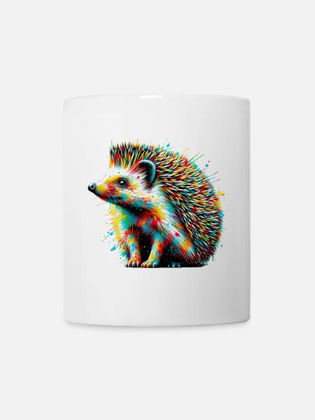 Hérisson - Mug blanc - blanc