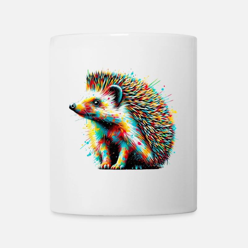 Hérisson - Mug blanc - blanc