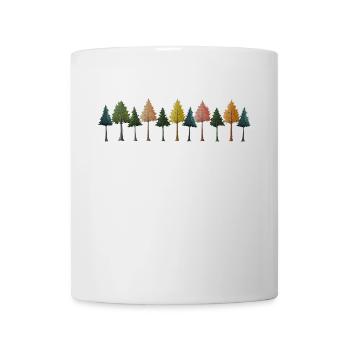 Trees Forest Drawing - Mug - white - Front