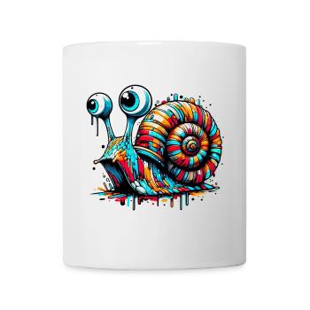 Escargot - Mug blanc - blanc - Devant
