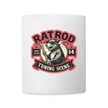 Chemise Ratsking Ratlook – Style rustique personnalisé - Mug blanc - blanc - Devant