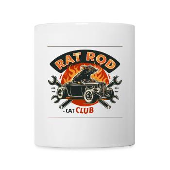 Chemise Ratsking Ratlook – Style rustique personnalisé - Mug blanc - blanc - Devant