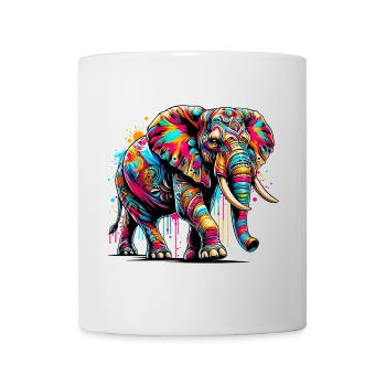 Elefant - Tasse - Weiß - Vorne