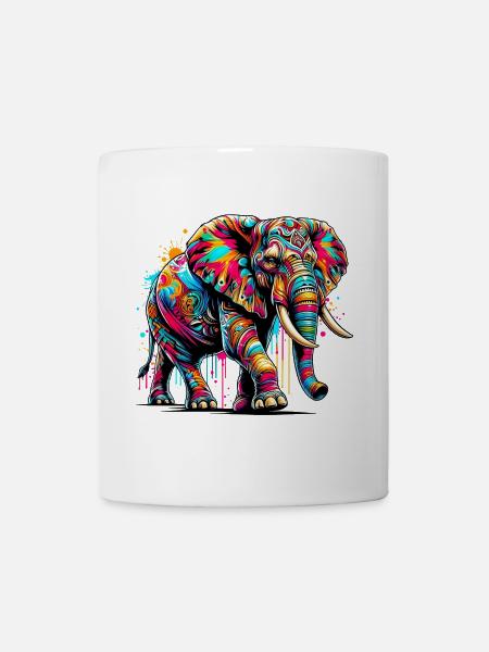Elephant - Mug - white