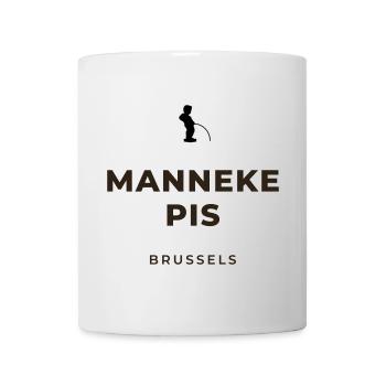 Manneken Piss Brüssel - Tasse - Weiß - Vorne