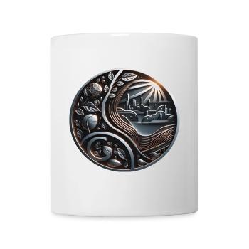 Metallic Sunshine City - Tasse - Weiß - Vorne