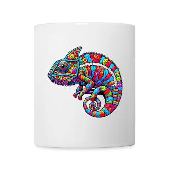 Chamäleon - Tasse - Weiß - Vorne