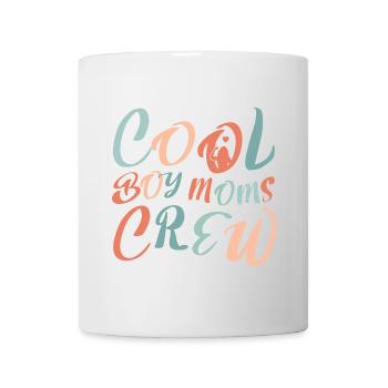 Cool Girl Moms Crew – Mom Life Design - Mug - white - Front