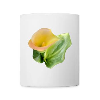 YELLOW CALLA LILY - Mug - white - Front