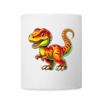 Dinosaurier - Tasse - Weiß - Vorne