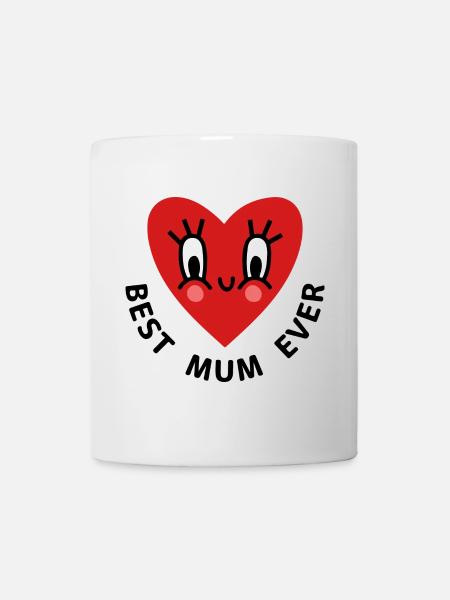 Kawaii Heart with Smile - Mug - white