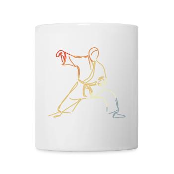 Judo Drawing - Mug - white - Front