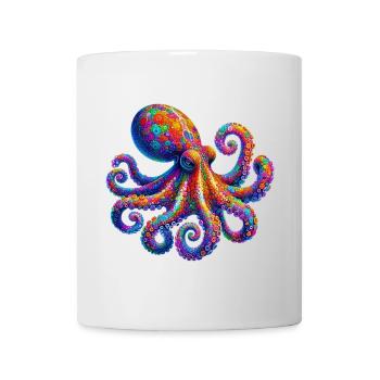 Krake - Tasse - Weiß - Vorne