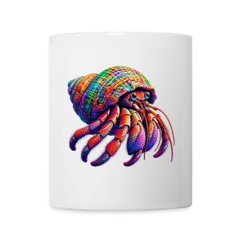 Einsiedlerkrebs - Tasse - Weiß - Vorne