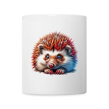 Hérisson - Mug blanc - blanc - Devant