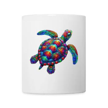 Tortue - Mug blanc - blanc - Devant