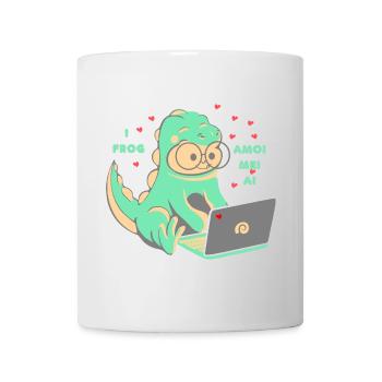 Love 💘 I frog amoi mai AI - Mug - white - Front