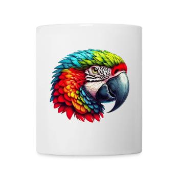Papagei - Tasse - Weiß - Vorne