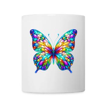 Schmetterling - Tasse - Weiß - Vorne