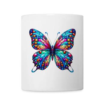 Schmetterling - Tasse - Weiß - Vorne