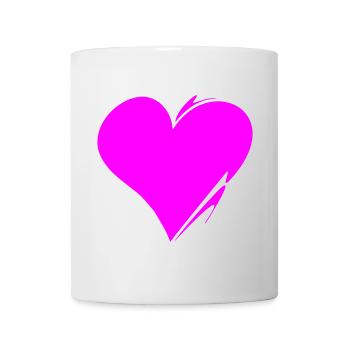 Cœur ❤️ - Mug blanc - blanc - Devant