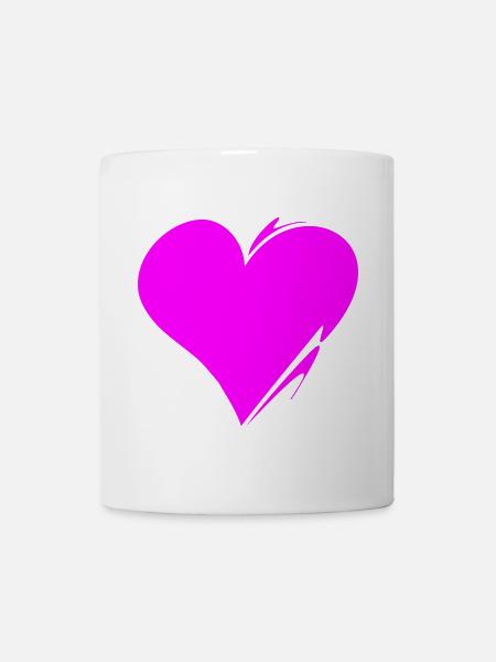 Herz ❤️ - Tasse - Weiß