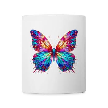 Schmetterling - Tasse - Weiß - Vorne