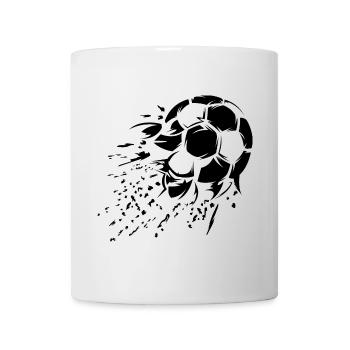 Fußball Schuss Explosion Symbol Team Illustration - Tasse - Weiß - Vorne